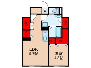 ＥＩＭＡ　Ｒｅｓｉｄｅｎｃｅの物件間取画像